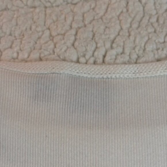 Rafaella Studio Woman's white sweater with cable knit around neckline - Picture 4 of 6